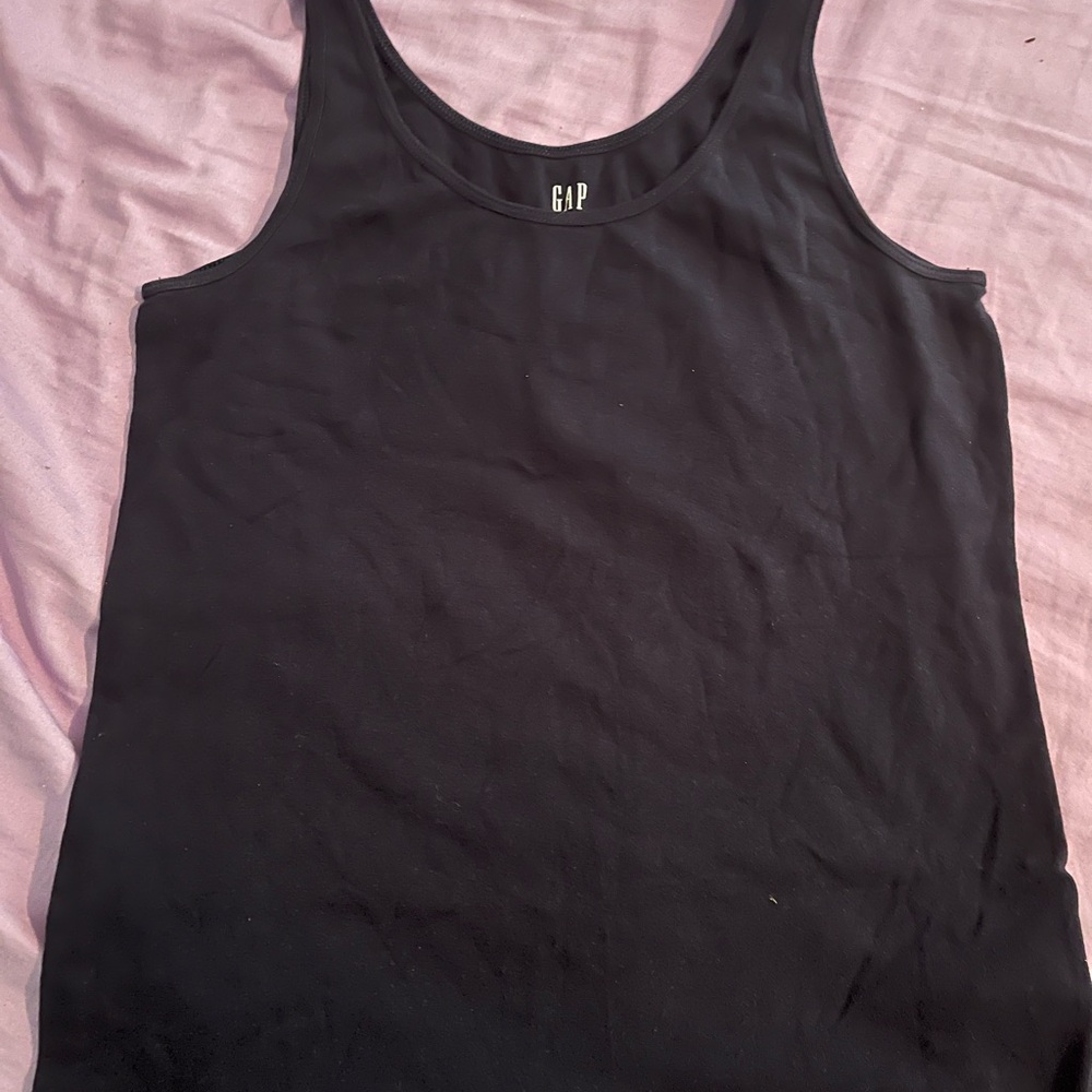GAP Black Sleeveless Tank Top